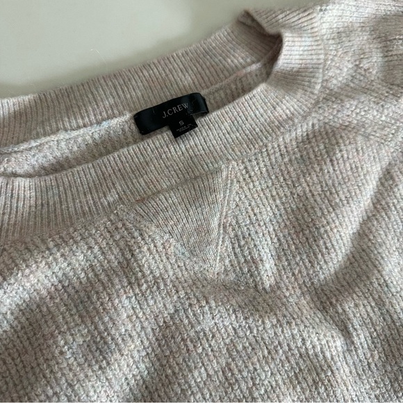 J.Crew Waffle crewneck Sweater in Supersoft Yarn Size S-C32 - Picture 4 of 6